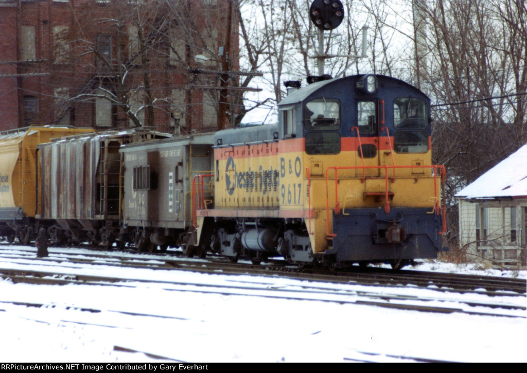 BO SW1200 #9617 - Baltimore & Ohio